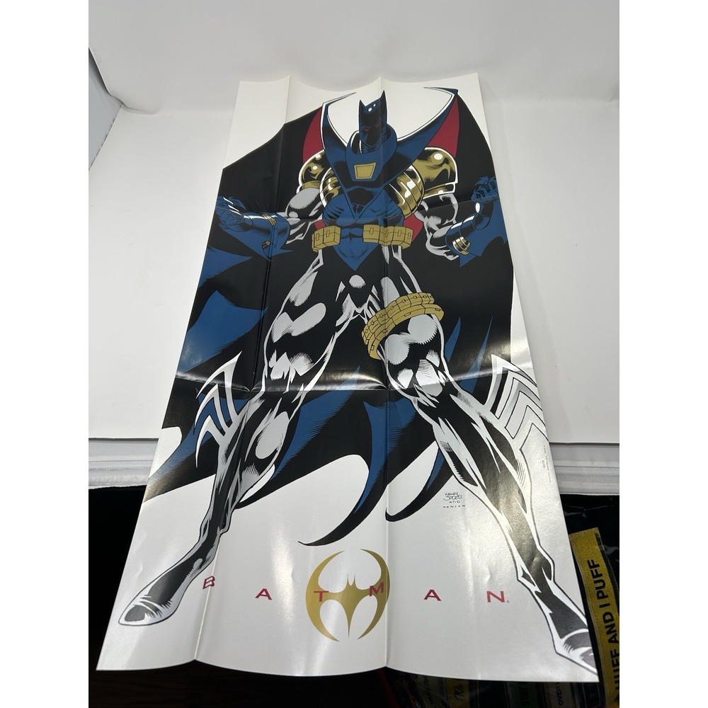 Vintage Batman DC Wall Poster 14" x 29" 1993 Kelly Jones ART
